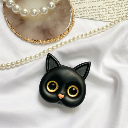 Skorter | 3D cute kitten phone holder with mini mirror