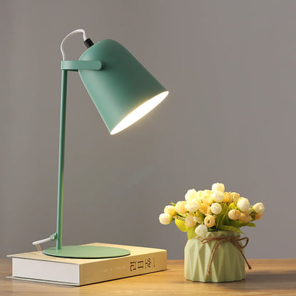 Skorter | Nordic Macaron Color Creative Iron Bucket Design Light Table Lamp