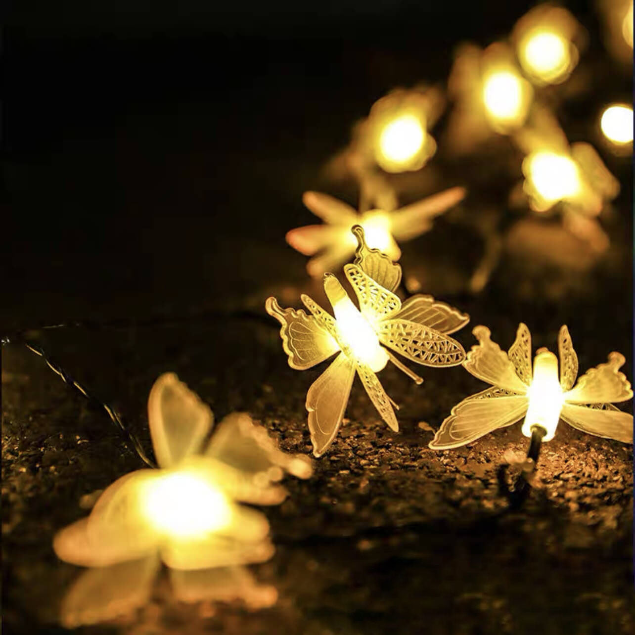 Skorter | Luminelle LED String Lights | Butterfly Design | For Garden, Balcony & Terrace | Outdoor Decor