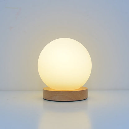 Skorter | Modern Minimalist Round USB rechargeable LED table lamp
