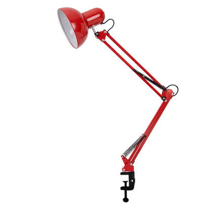 Skorter | Modern minimalist retractable table lamp with long arm and clip made of ABS with 1 light for the bedroom