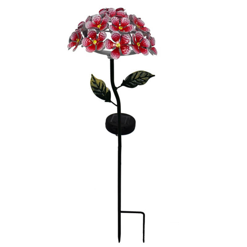 Skorter | Modern Solar Outdoor Waterproof Simulation Hydrangea LED Outdoor Lawn Decorative Ground Stake Light