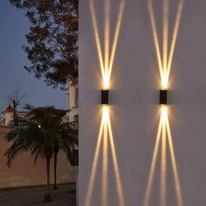 Skorter | Modern Waterproof LED Outdoor Wall Light – Rectangular Aluminium Fixture