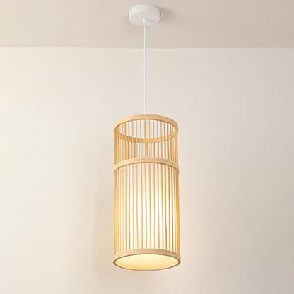 Skorter | Bambora Zen Pendant Light | Handwoven Bamboo Lantern | Japanese Design | Natural Elegance