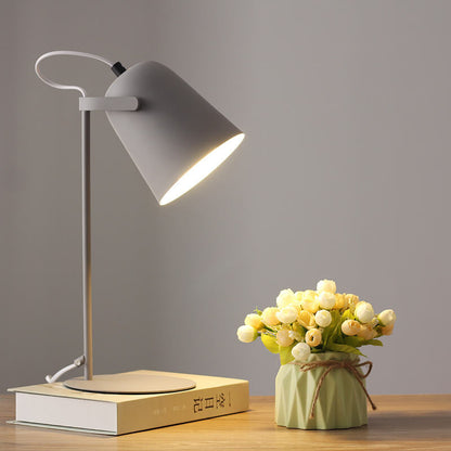 Skorter | Nordic Macaron Color Creative Iron Bucket Design Light Table Lamp