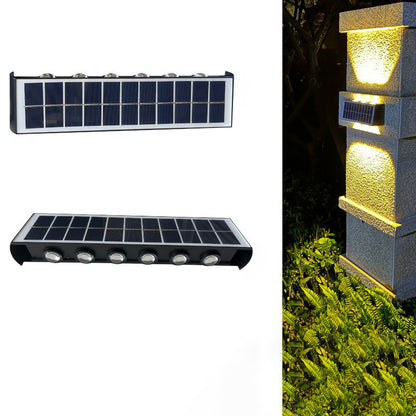 Skorter | Modern Simplicity Solar Waterproof Rectangular ABS PMMA LED Wall Light Lamp For Outdoor Patio