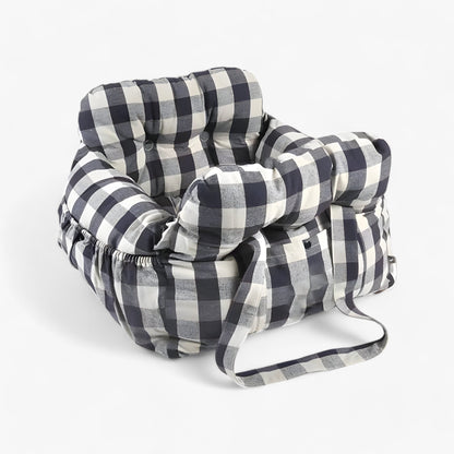 Skorter | ComfyRide | Dog Car Seat Bed – Safe, Soft & Travel-Friendly Pet Carrier