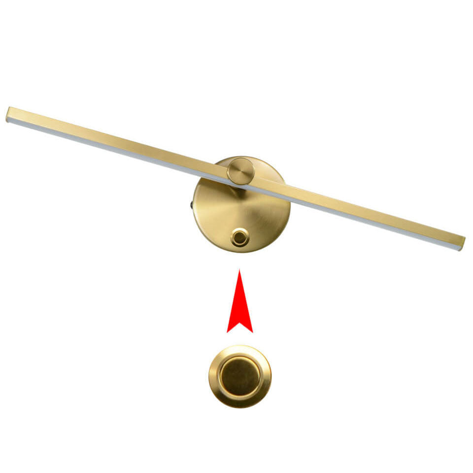 Skorter | Nordic Minimalist Aluminium Long Bar Switch LED Mirror Wall Light Lamp