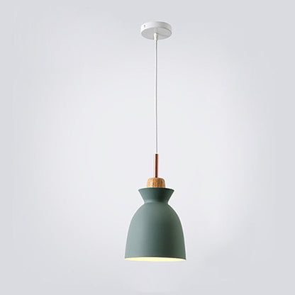Skorter | AuroraLite Nordic Pendant Light | Metal Design | 1-Light | Modern Color Options