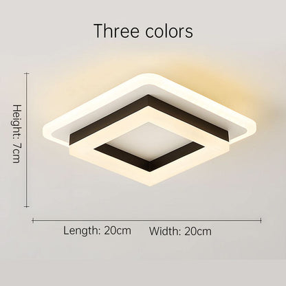 Skorter | Square LED Ceiling Light for Modern Interiors
