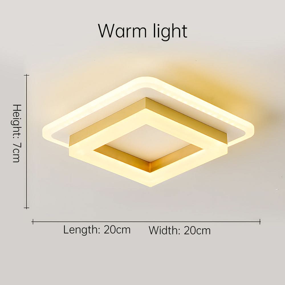 Skorter | Square LED Ceiling Light for Modern Interiors