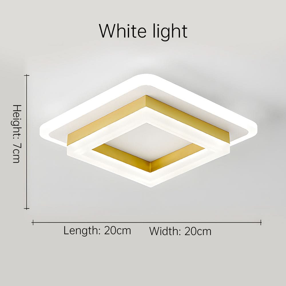 Skorter | Square LED Ceiling Light for Modern Interiors