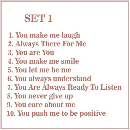 Skorter | "Reasons why you are my friend" Friendship gift