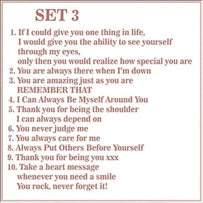 Skorter | "Reasons why you are my friend" Friendship gift