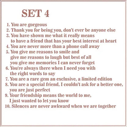 Skorter | "Reasons why you are my friend" Friendship gift