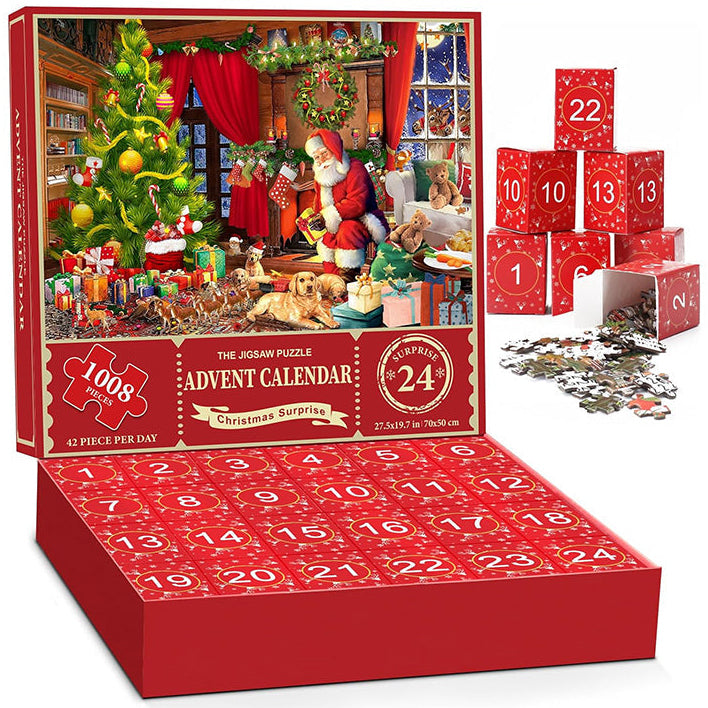 skorter | Christmas Puzzle Advent Calendar Blind Box 24 Pieces