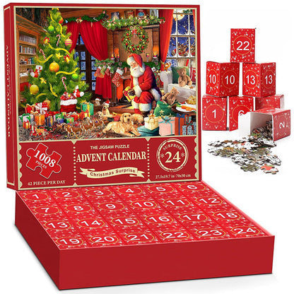 skorter | Christmas Puzzle Advent Calendar Blind Box 24 Pieces