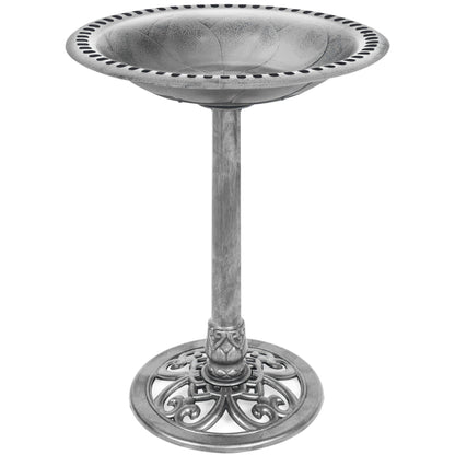 Skorter | Birdbath for the garden with Fleur-de-Lis decoration
