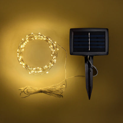 Skorter | 100er LED Micro Solar String Lights warm white