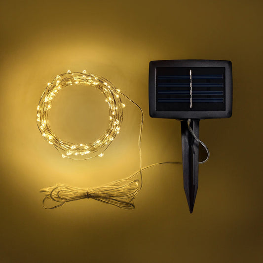 Skorter | 100er LED Micro Solar String Lights warm white