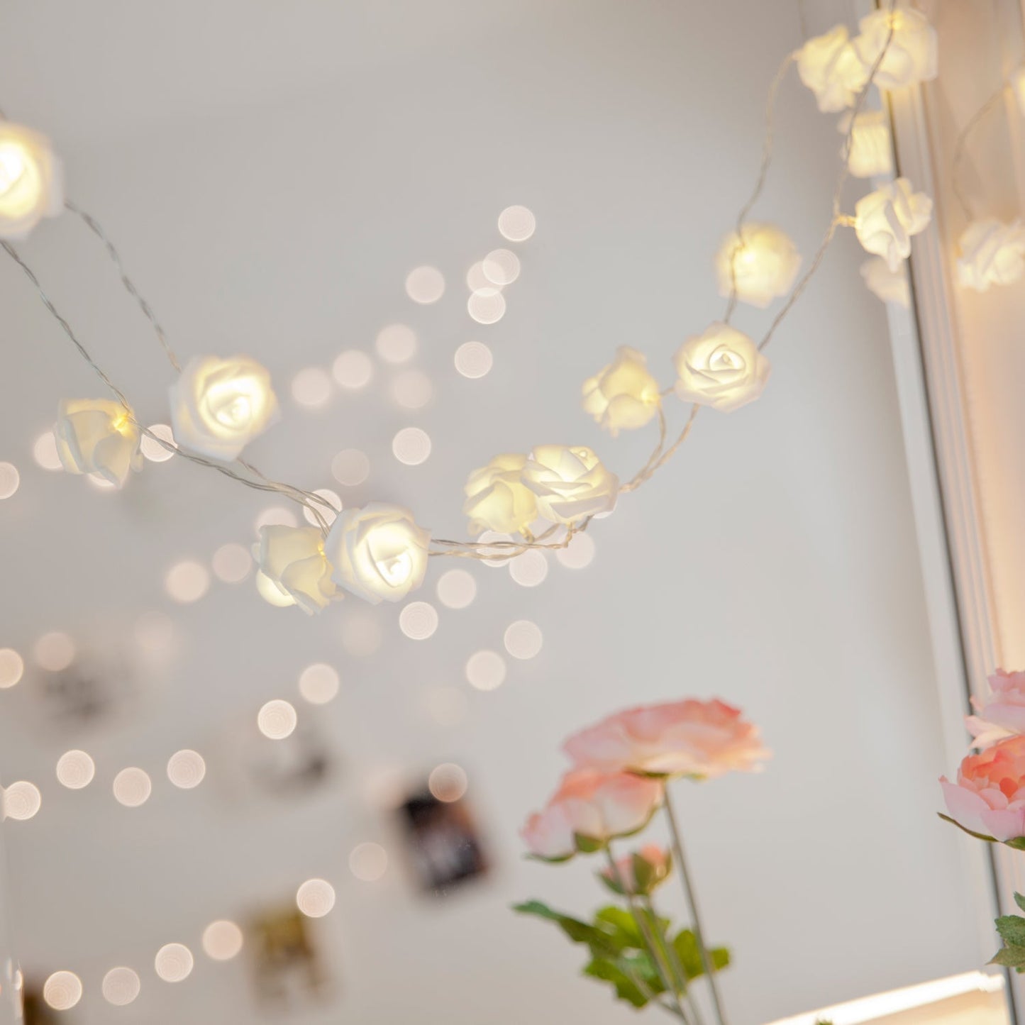 Skorter | 30 LED Rose Fairy Lights warm white