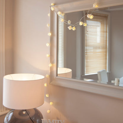 Skorter | 30 LED Rose Fairy Lights warm white