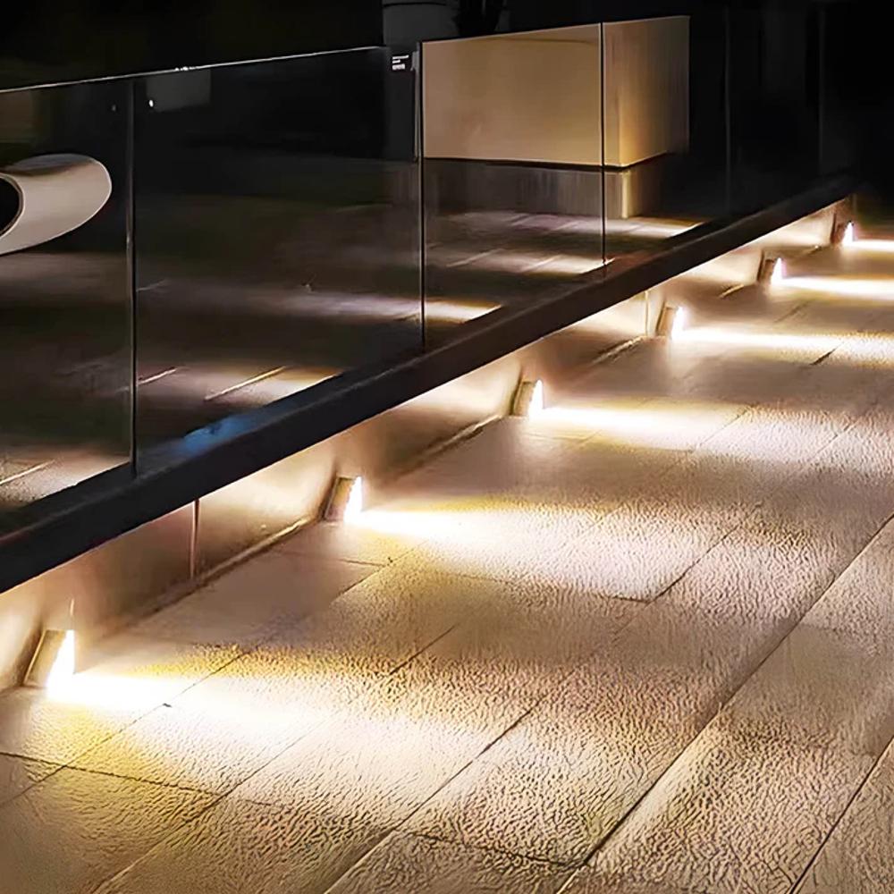 Skorter | Outdoor Solar Stair Lights | Energy-Efficient LED. Weather-Resistant & Ideal for Garden Pathways and Driveways