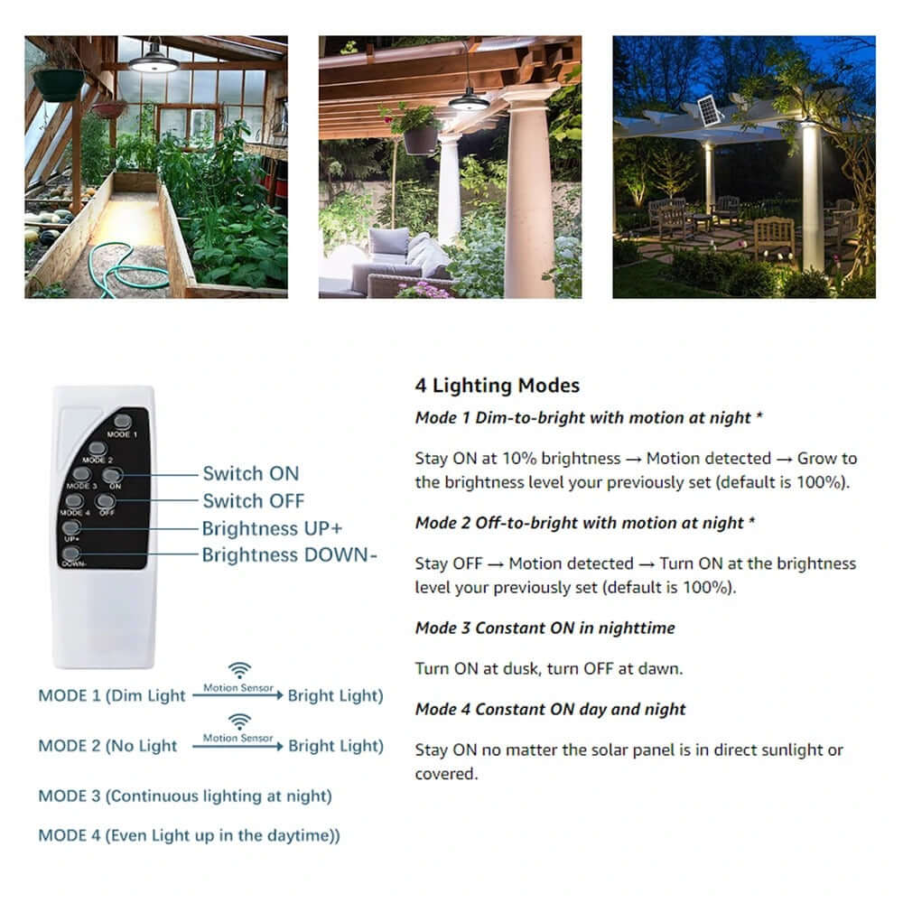 Skorter | Outdoor Solar Pendant Light