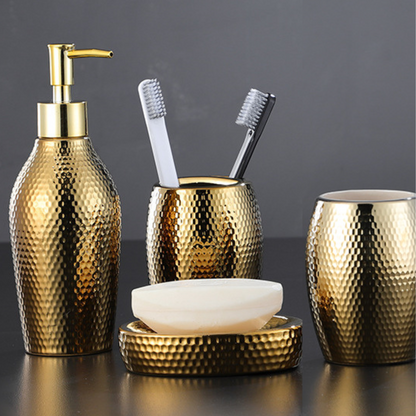 Skorter | Elegant 4-Piece Bathroom Set