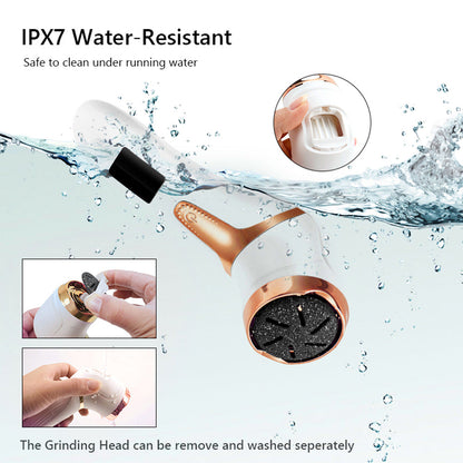 Skorter | Electric Callus Remover Foot Corns Dead Skin Treatment Rechargeable Scraper Plumice Peel for Soft Toes