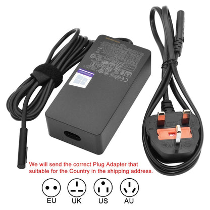 Skorter | 102W Power Adapter Charger 1798 15V 6.33A for Microsoft Surface Book 2