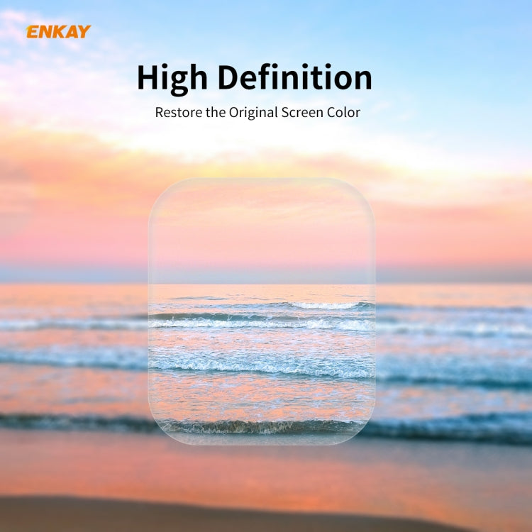 Skorter | 2 PCS for Apple Watch Series 6/5/4/SE 40mm ENKAY Hat-Prince 3D Full Screen PET Curved Hot Bending HD Screen Protector (Transparent)