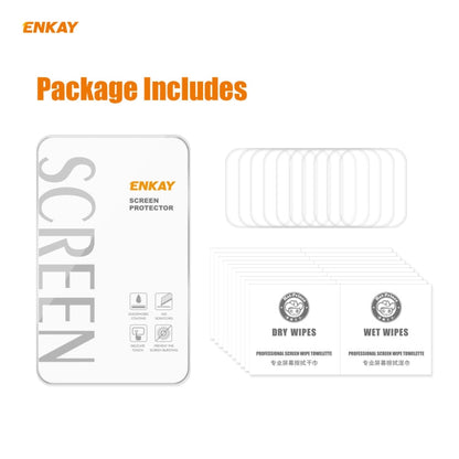 Skorter | 10 PCS for Apple Watch Series 6/5/4/SE 40mm ENKAY Hat-Prince 3D Full Screen PET Curved Hot Bending HD Screen Protector (Transparent)