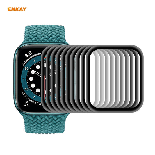 Skorter | For Apple Watch 6/5/4/SE 44mm 10 PCS ENKAY Hat-Prince 3D Full Screen Soft PC Edge + PMMA HD Screen Protector