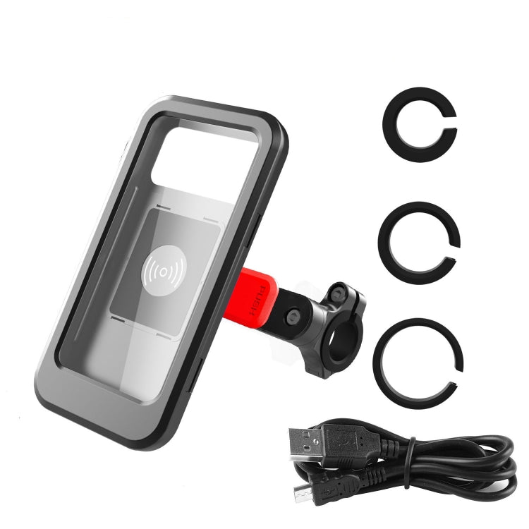 Skorter | WH-69 Bicycle Non-slip Wireless Charging Phone Holder Motorcycle Motorbike Mobile Handlebar Bracket