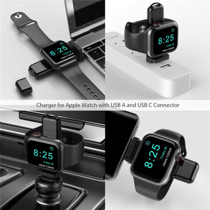 Skorter | A05 2 in 1 Type C / USB-C to USB-A Magnetic Quick Wireless Charger for Apple Watch