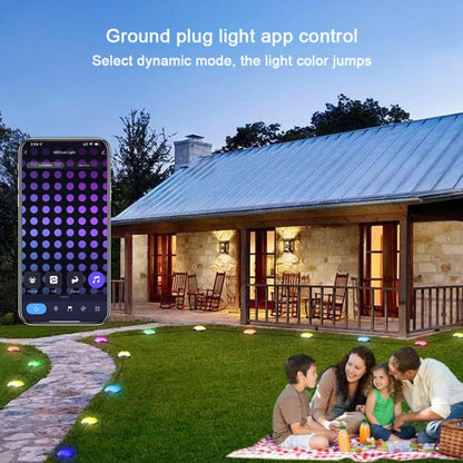 Skorter | CP01 Outdoor WIFI Smart APP Control Garden Light Music Synchronization Outdoor Ground Lights (US Plug)