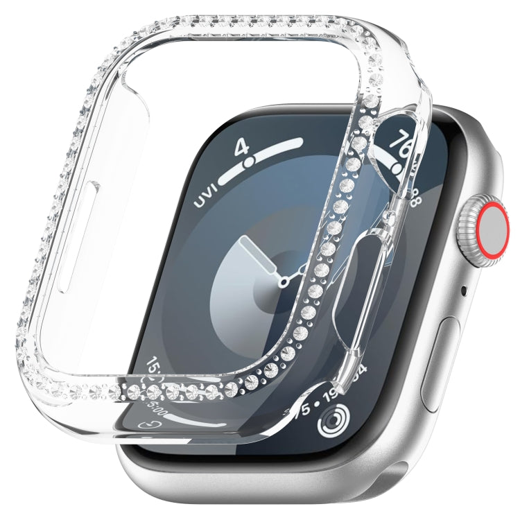 Skorter | For Apple Watch SE 2023 44 mm Diamond Hollow PC Watch Case (Transparent)