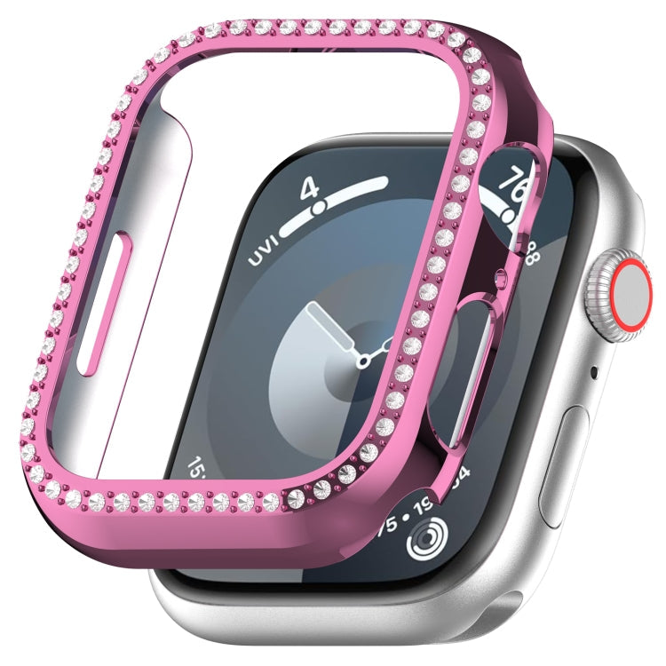 Skorter | For Apple Watch SE 2023 44mm Diamond Hollow PC Watch Case (Pink)