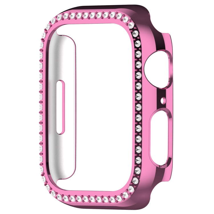 Skorter | For Apple Watch SE 2023 44mm Diamond Hollow PC Watch Case (Pink)