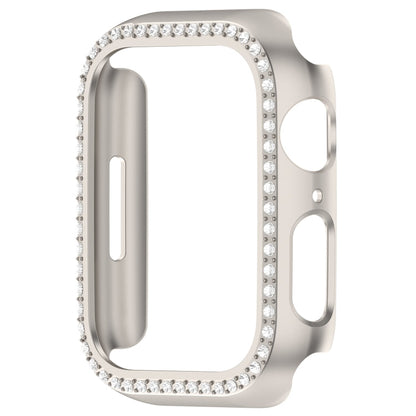 Skorter | For Apple Watch SE 2023 44mm Diamond Hollow PC Watch Case (Starlight)