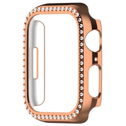 Skorter | For Apple Watch SE 2023 44mm Diamond Hollow PC Watch Case (Rose Gold)