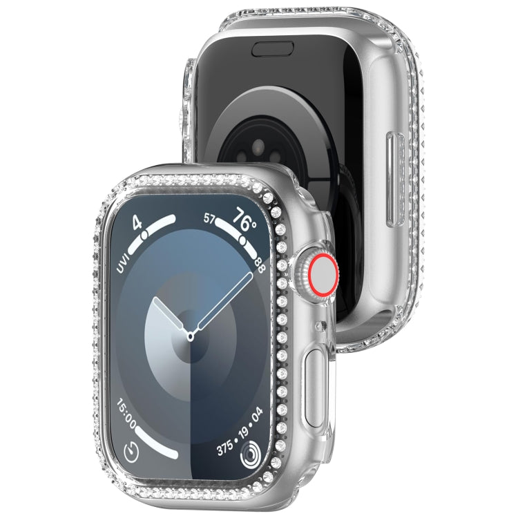 Skorter | For Apple Watch SE 2022 44mm Diamond Hollow PC Case (Transparent)