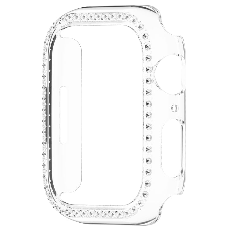 Skorter | For Apple Watch SE 2022 44mm Diamond Hollow PC Case (Transparent)