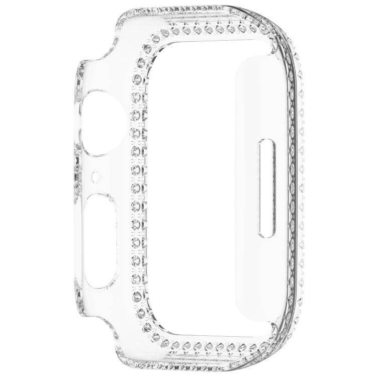 Skorter | For Apple Watch SE 2022 44mm Diamond Hollow PC Case (Transparent)
