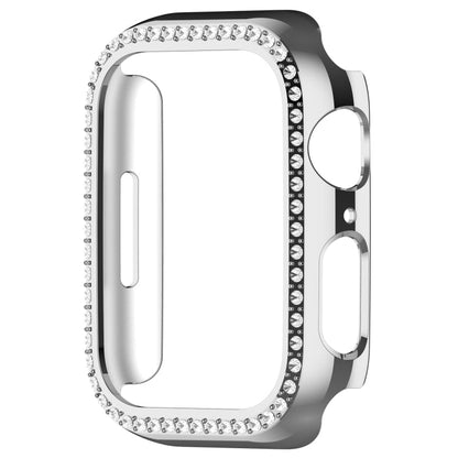 Skorter | For Apple Watch SE 2022 44mm Diamond Hollow PC Case (Silver)