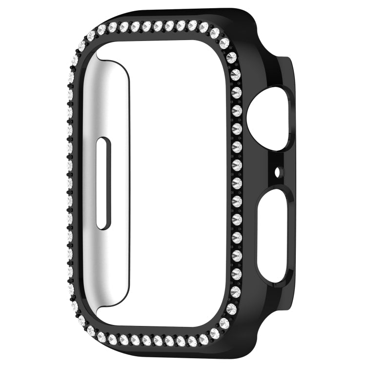 Skorter | For Apple Watch SE 2022 44mm Diamond Hollow PC Watch Case (Black)