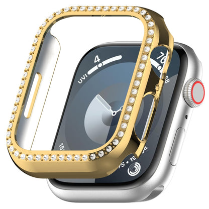 Skorter | For Apple Watch SE 2022 44mm Diamond Hollow PC Watch Case (Gold)