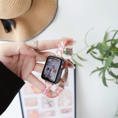 Skorter | For Apple Watch SE 2023 40mm Laser PC Colorful 12mm Slim Strap (Pink)