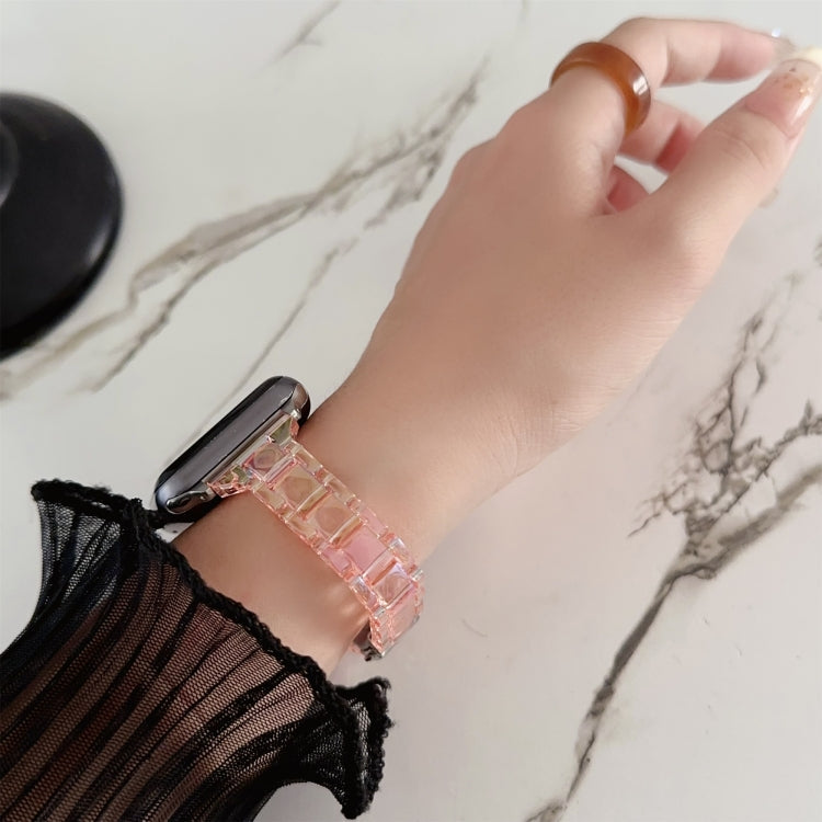 Skorter | For Apple Watch SE 2023 40mm Laser PC Colorful 20mm Slim Watch Band (White)